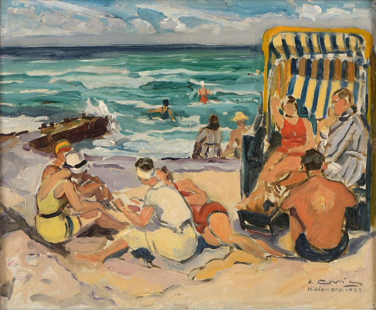 1873-Max Ludwig - Sulla spiaggia di Hiddensee, 1933